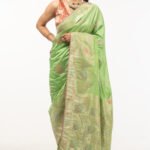 Forest Fantasy Garhwal Silk Saree.