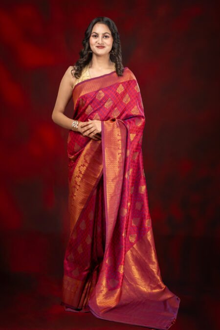 Moon Light Charm Banarasi Silk Saree.