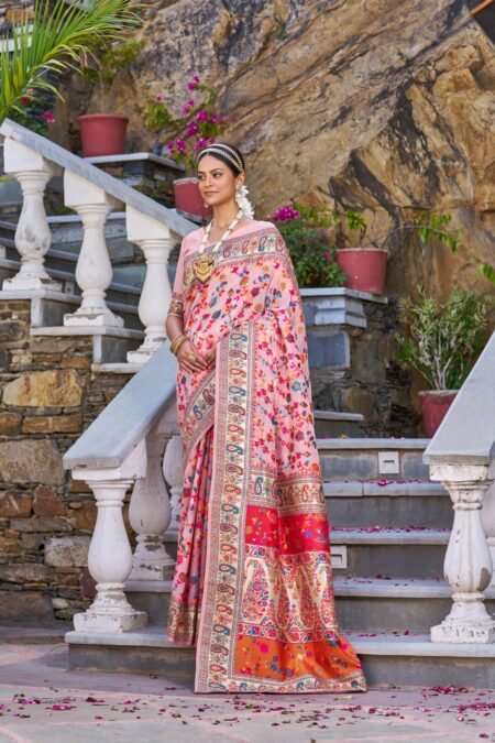 Blooming Grace Banarasi Silk Saree