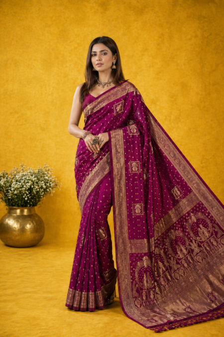 Rangmahal Rajeshwari Banarasi Silk Saree