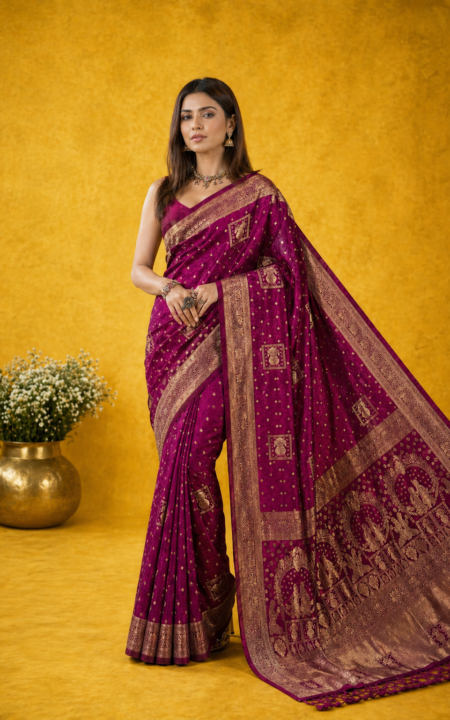 Rangmahal Rajeshwari Banarasi Silk Saree