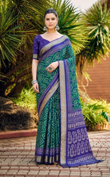 Green Heritage Organic Cotton Saree.