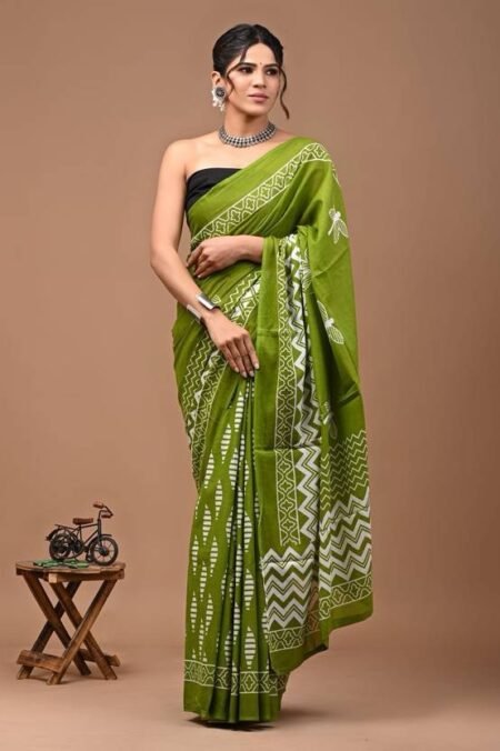 Ethereal Drape cotton saree.
