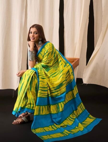 Tie&Dye Cotton Saree.