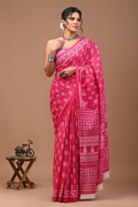 Vibrant Vistas Cotton Saree.