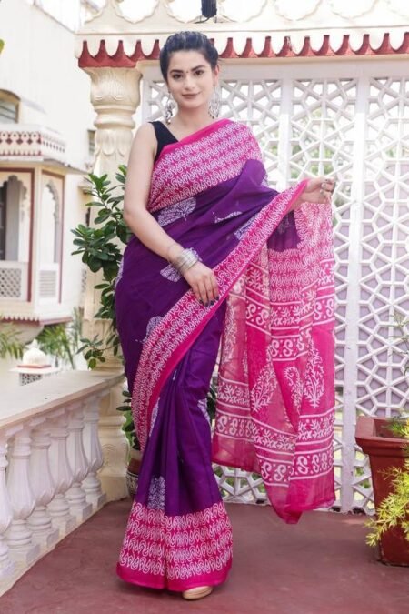 Mystic Thread Cotton Saree.