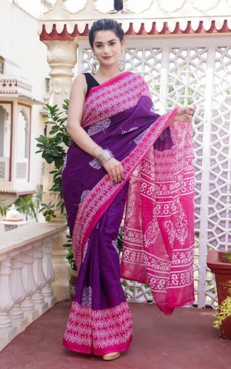 Mystic Thread Cotton Saree.