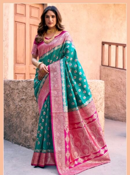 Peacock Grace Banarasi Saree