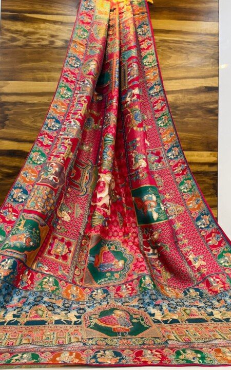 Royal Heritage Pashmina Silk Saree