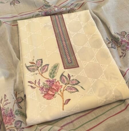 Ivory Blossom Winter Woolen Suit