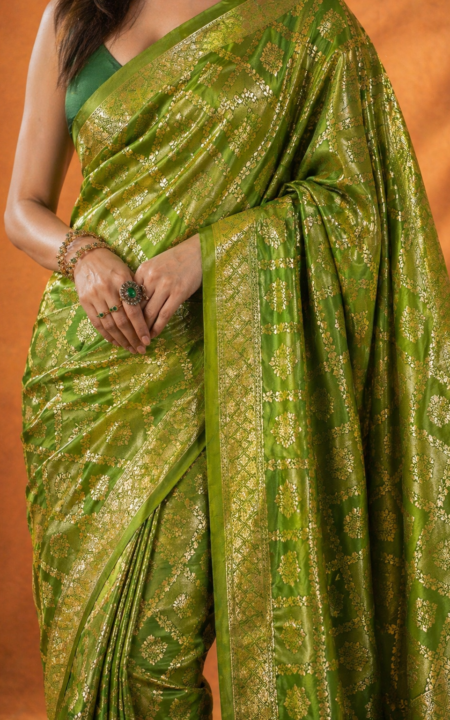 Emerald Zari Grace Banarasi Saree